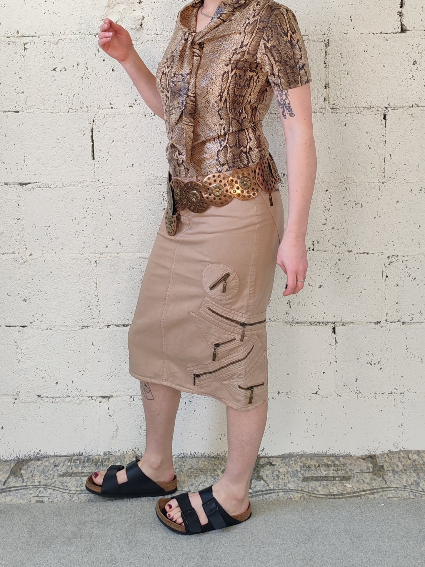 Just cavalli zip skirt