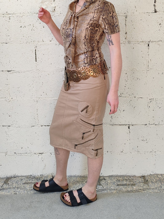 Just cavalli zip skirt
