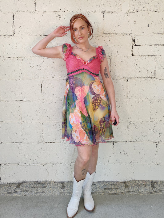 Floral, lace dress